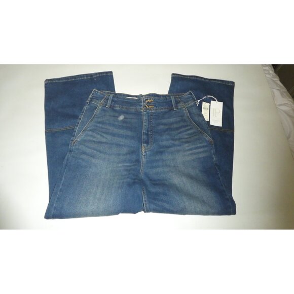 Pilcro Eventide High-Rise Wide-Leg Trouser Jeans - Denim - Picture 2 of 13